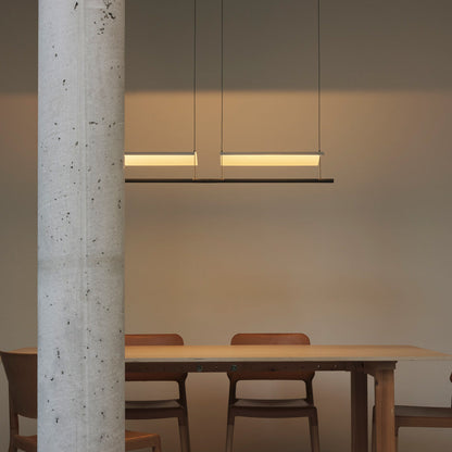 Lámina LED Pendant Light in dining room.