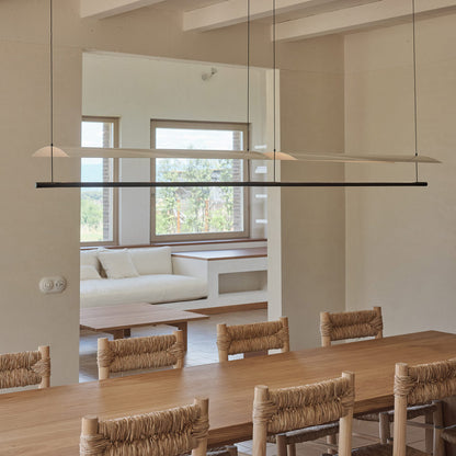 Lámina LED Pendant Light in dining room.