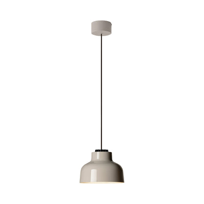 M64 LED Pendant Light in White Surface/Soft Stone.