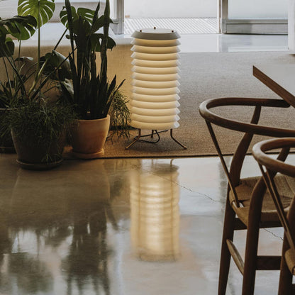 Maija LED Floor Lamp in living room.