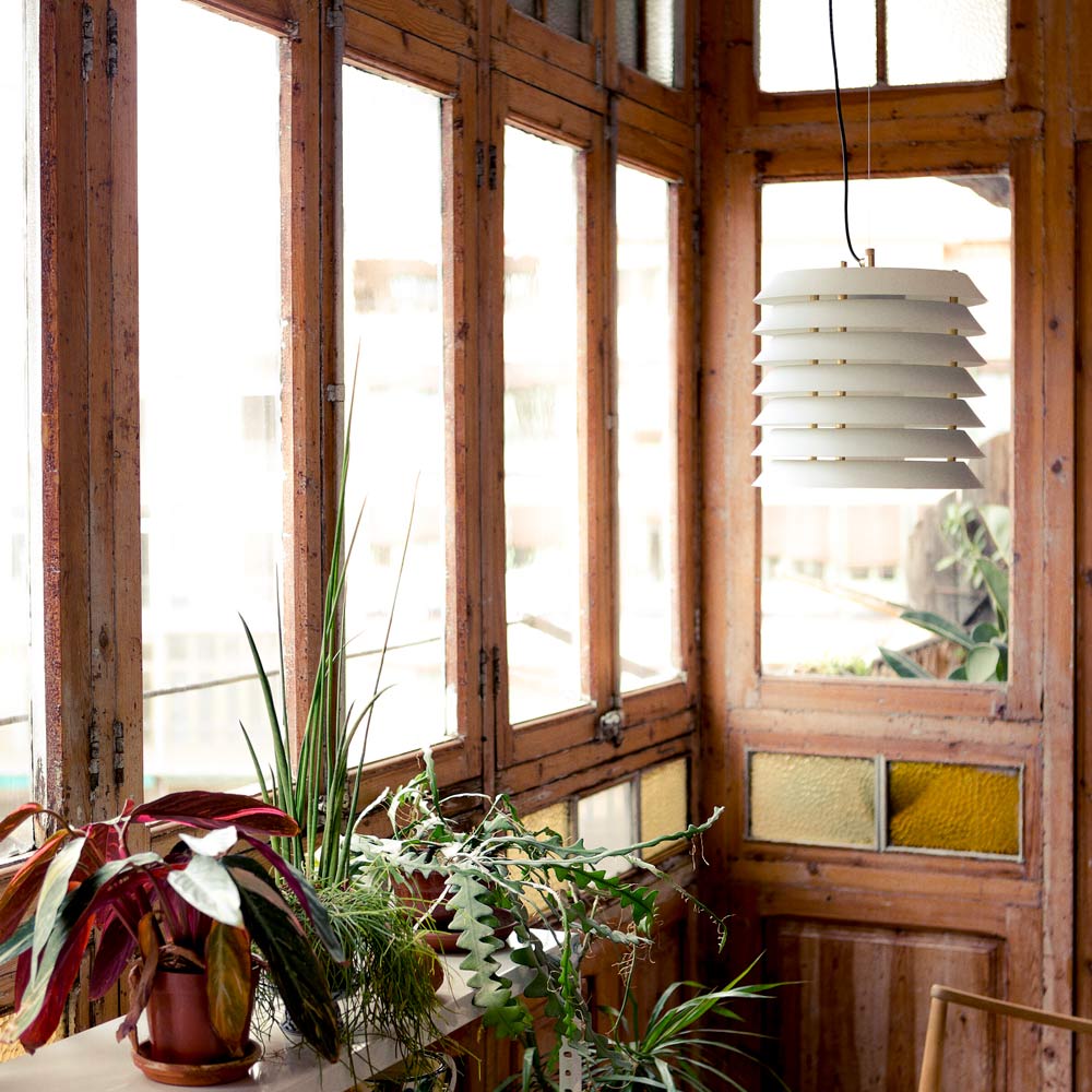 Maija LED Pendant Light in living room.