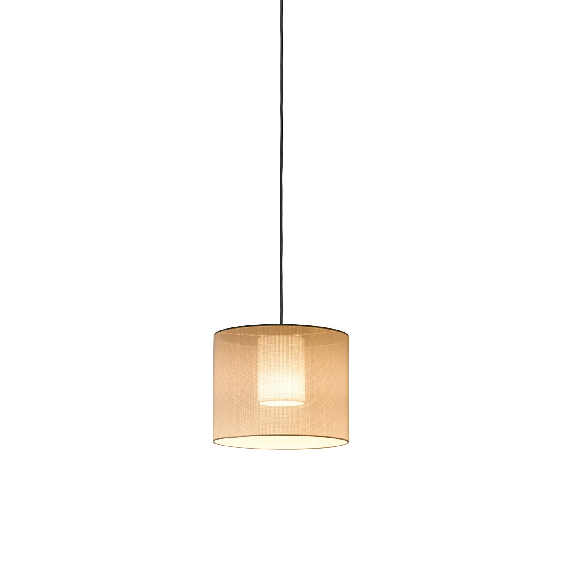 Moaré Liviana Pendant Light in Black (13.8-Inch).