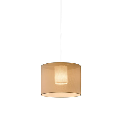 Moaré Liviana Pendant Light in White (18.1-Inch).