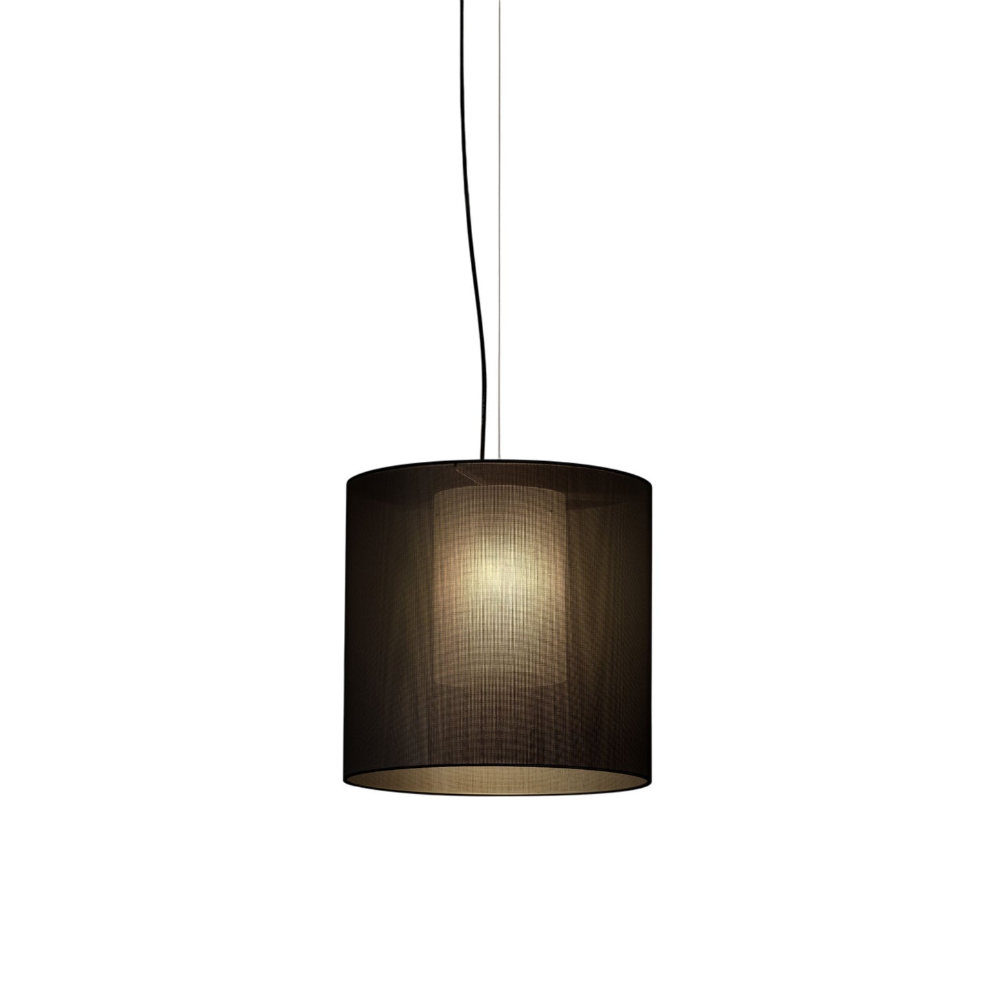 Moaré Pendant Light in Black (Moaré M/17.9-Inch).