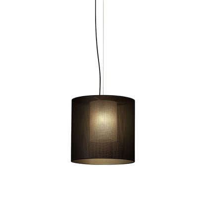 Moaré Pendant Light in Black (Moaré M/17.9-Inch).