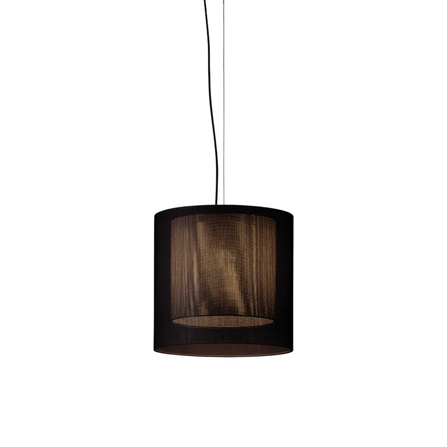 Moaré Pendant Light in Black/Grey (Moaré MS/17.9-Inch).