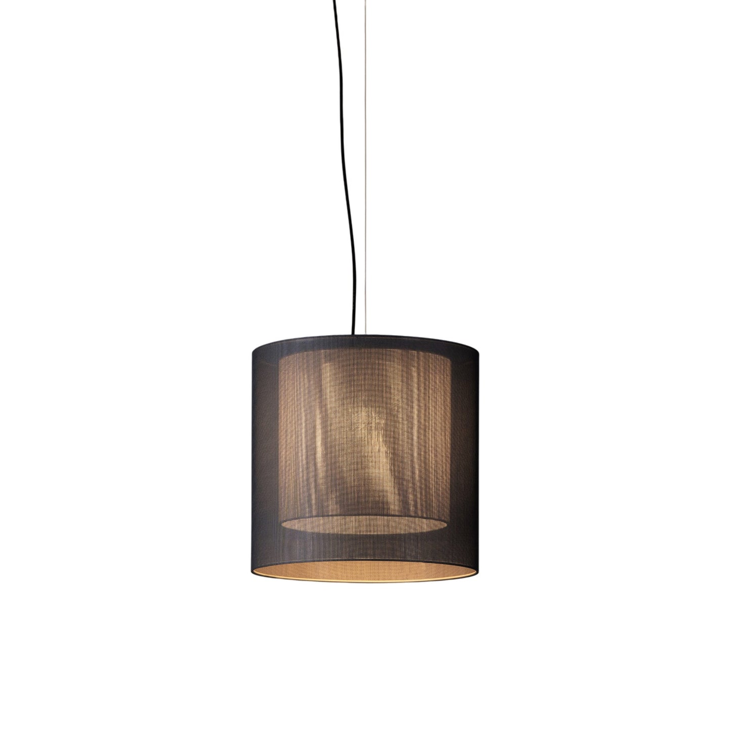 Moaré Pendant Light in Grey/White (Moaré MS/17.9-Inch).