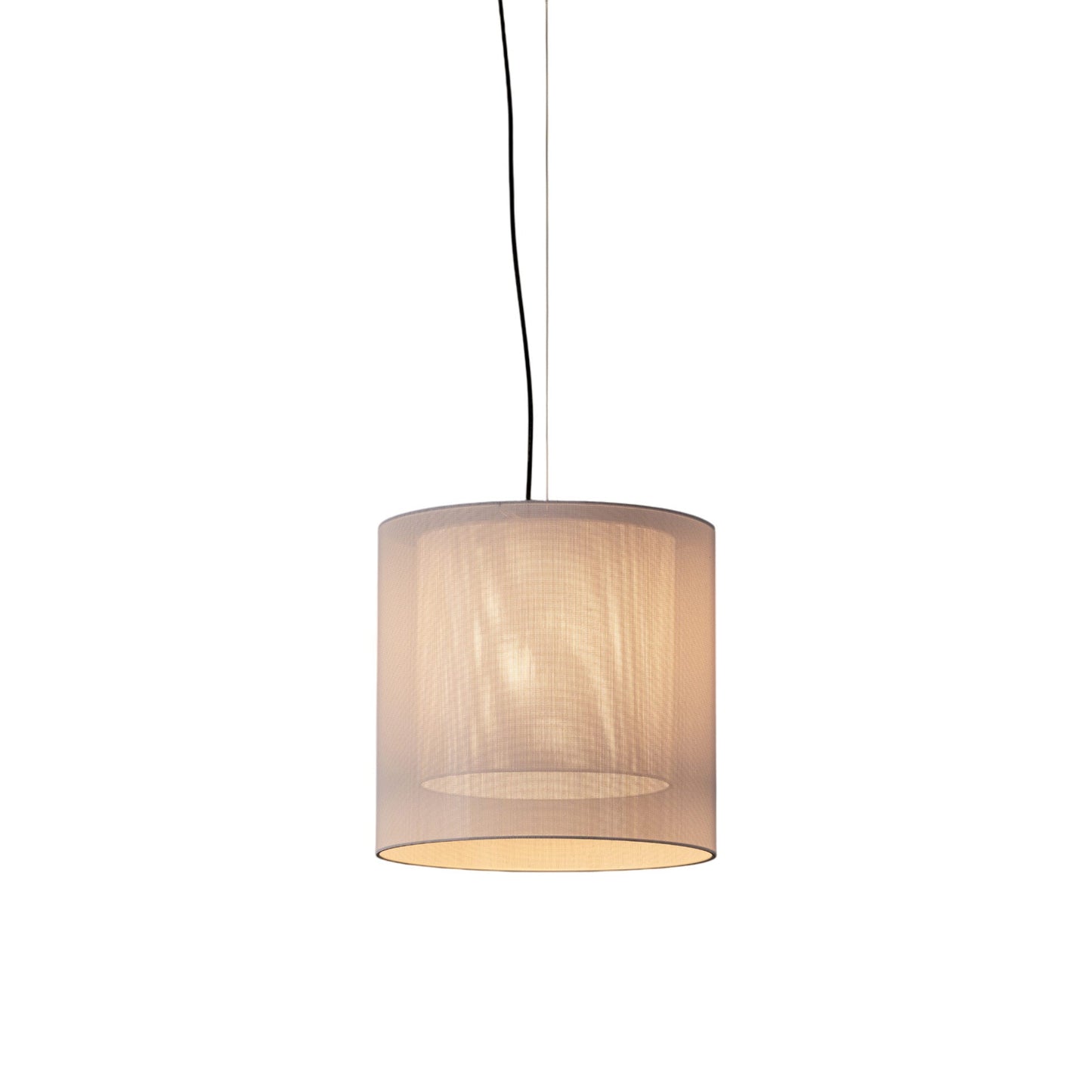 Moaré Pendant Light in White (Moaré MS/17.9-Inch).