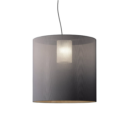 Moaré Pendant Light in Grey (Moaré X/32.4-Inch).