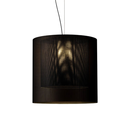 Moaré Pendant Light in Black (Moaré XL/32.4-Inch).