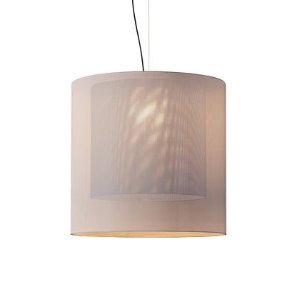 Moaré Pendant Light in Black/White (Moaré XL/32.4-Inch).