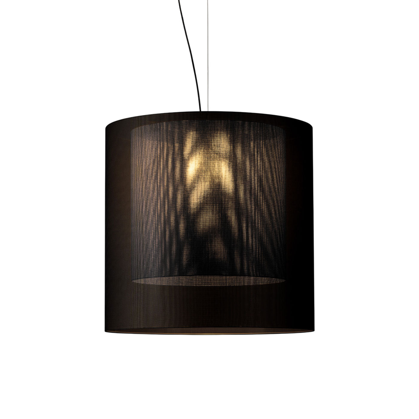 Moaré Pendant Light in Grey/Black (Moaré XL/32.4-Inch).