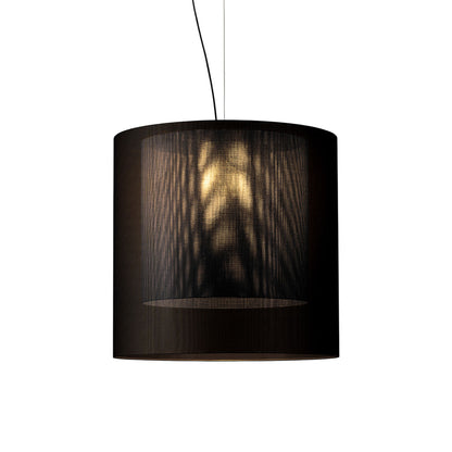 Moaré Pendant Light in Grey/Black (Moaré XL/32.4-Inch).
