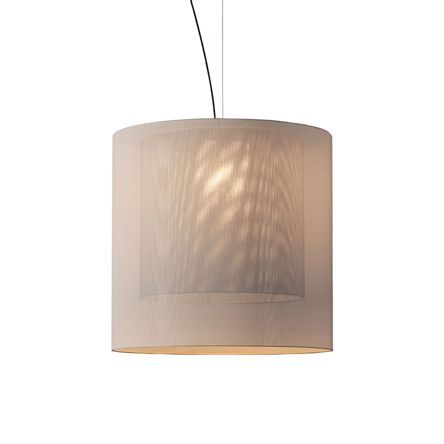 Moaré Pendant Light in Grey/White (Moaré XL/32.4-Inch).