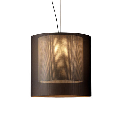 Moaré Pendant Light in White/Black (Moaré XL/32.4-Inch).