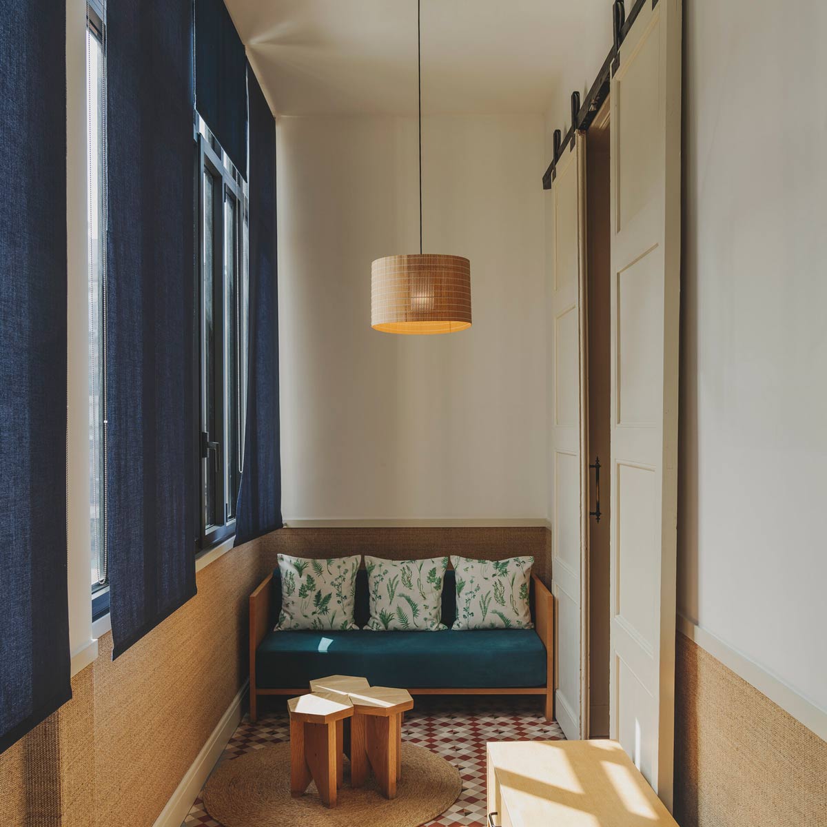 Nagoya Pendant Light in living room.