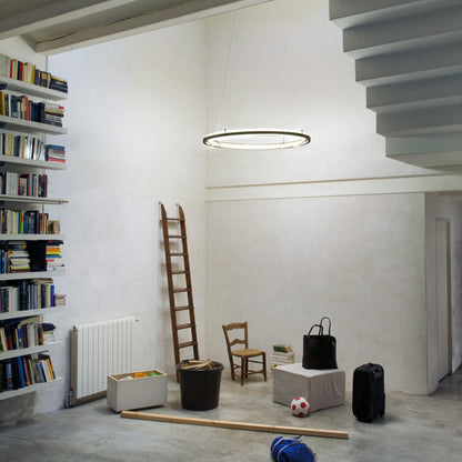 Nimba LED Pendant Light in living room.
