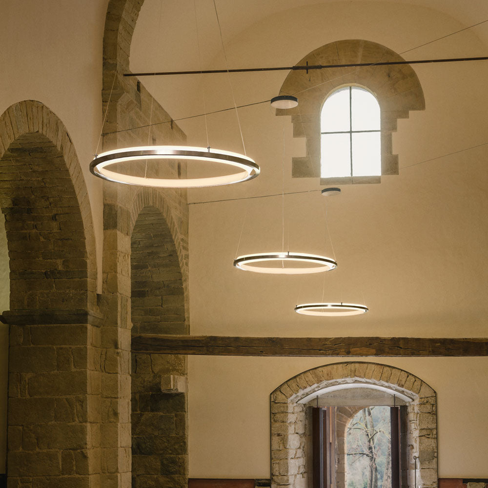 Nimba LED Pendant Light in hallway.