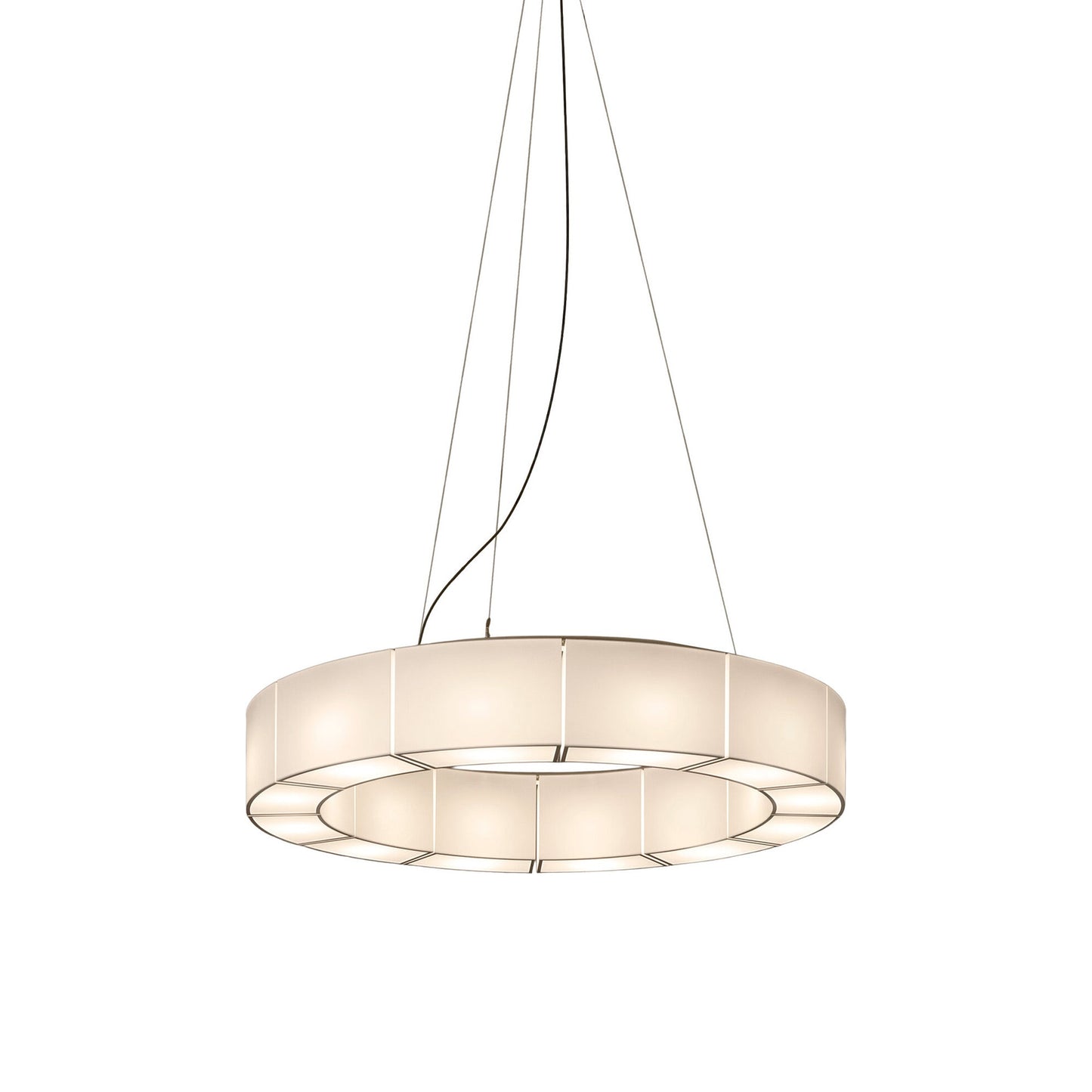 Sexta 12 Pendant Light (Translucent Opal Methacrylate).