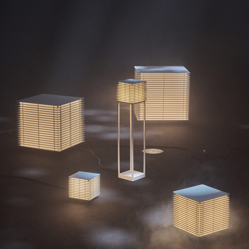 Shiro 17 Alta Outdoor Floor Lamp in Detail.