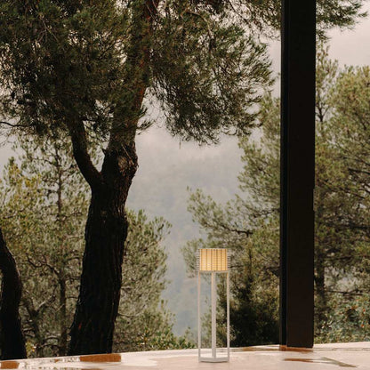 Shiro 17 Alta Outdoor Floor Lamp in Outside Area.
