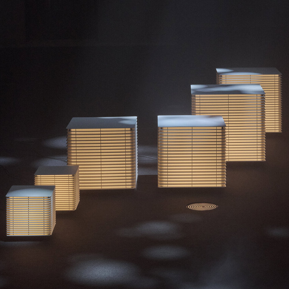 Shiro Outdoor Table Lamp in Detail.