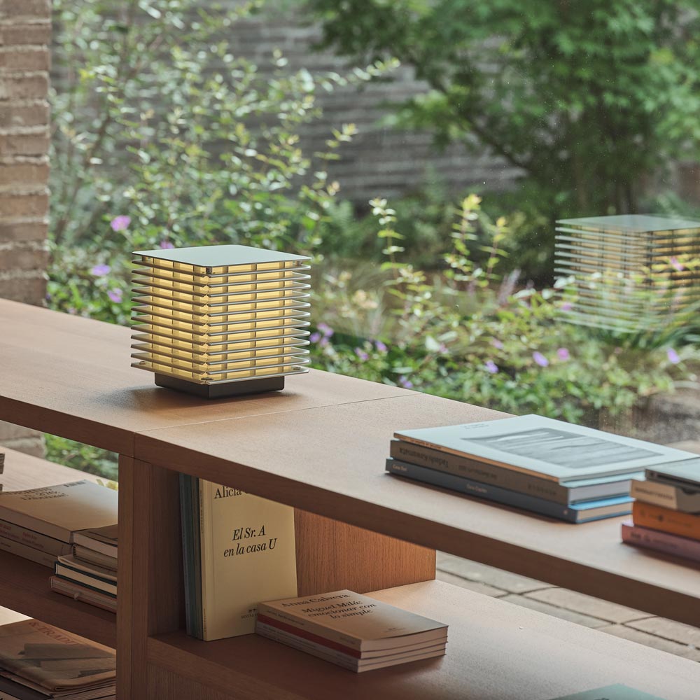 Shiro Table Lamp in living room.