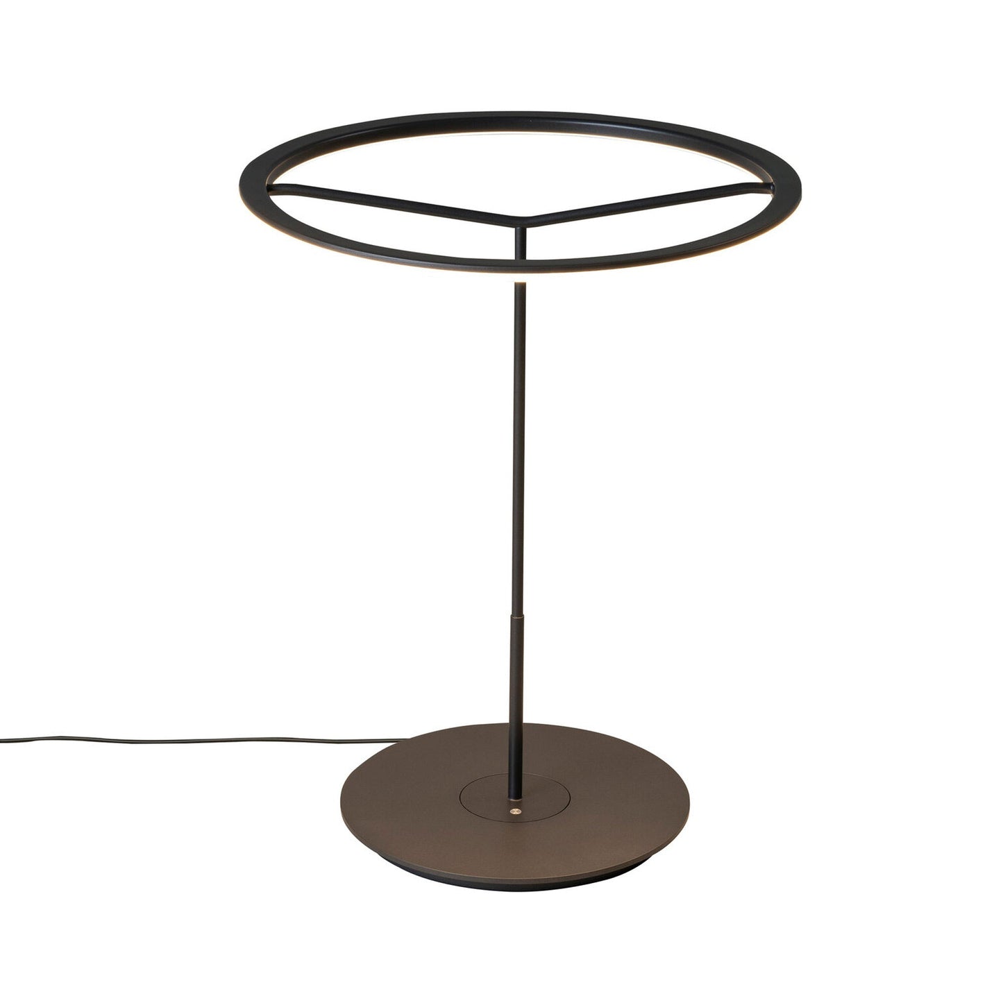 Sin LED Table Lamp in Graphite/Without Lamp Shade (Large).