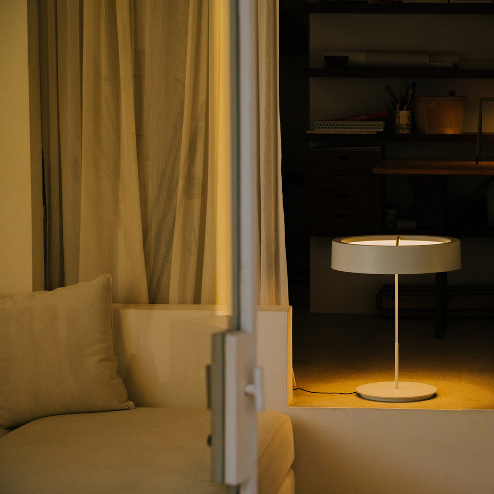 Sin LED Table Lamp in living room.