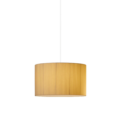 Sísísí Cilíndricas Pendant Light in White/Natural.