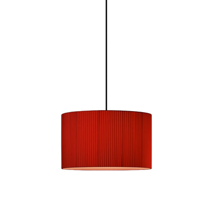 Sísísí Cilíndricas Pendant Light in Black/Red-amber.
