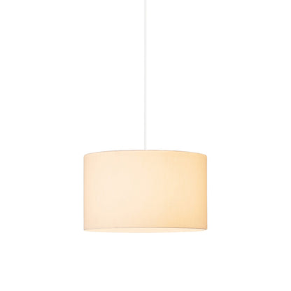 Sísísí Cilíndricas Pendant Light in White/White.