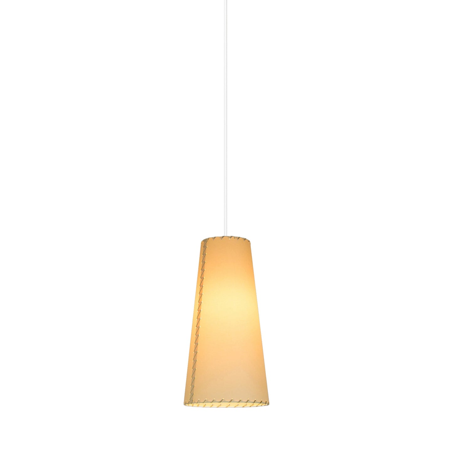 Sísísí Cónicas Largas Pendant Light (Textured White/White/7.8-Inch).