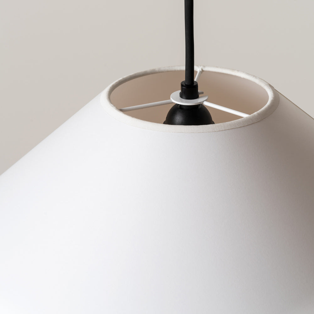 Sísísí Cónicas Planas Pendant Light in Detail.