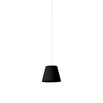 Sísísí Cónicas Single Pendant Light in Black (White/7.8-Inch).