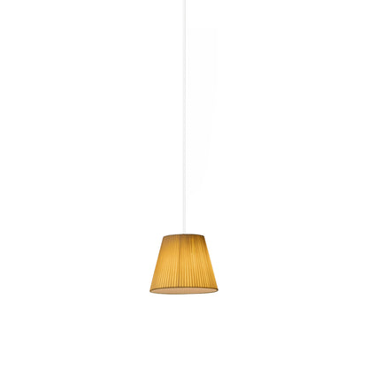 Sísísí Cónicas Single Pendant Light in Natural (White/7.8-Inch).