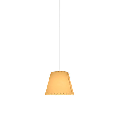 Sísísí Cónicas Single Pendant Light in Beige (White/9.8-Inch).