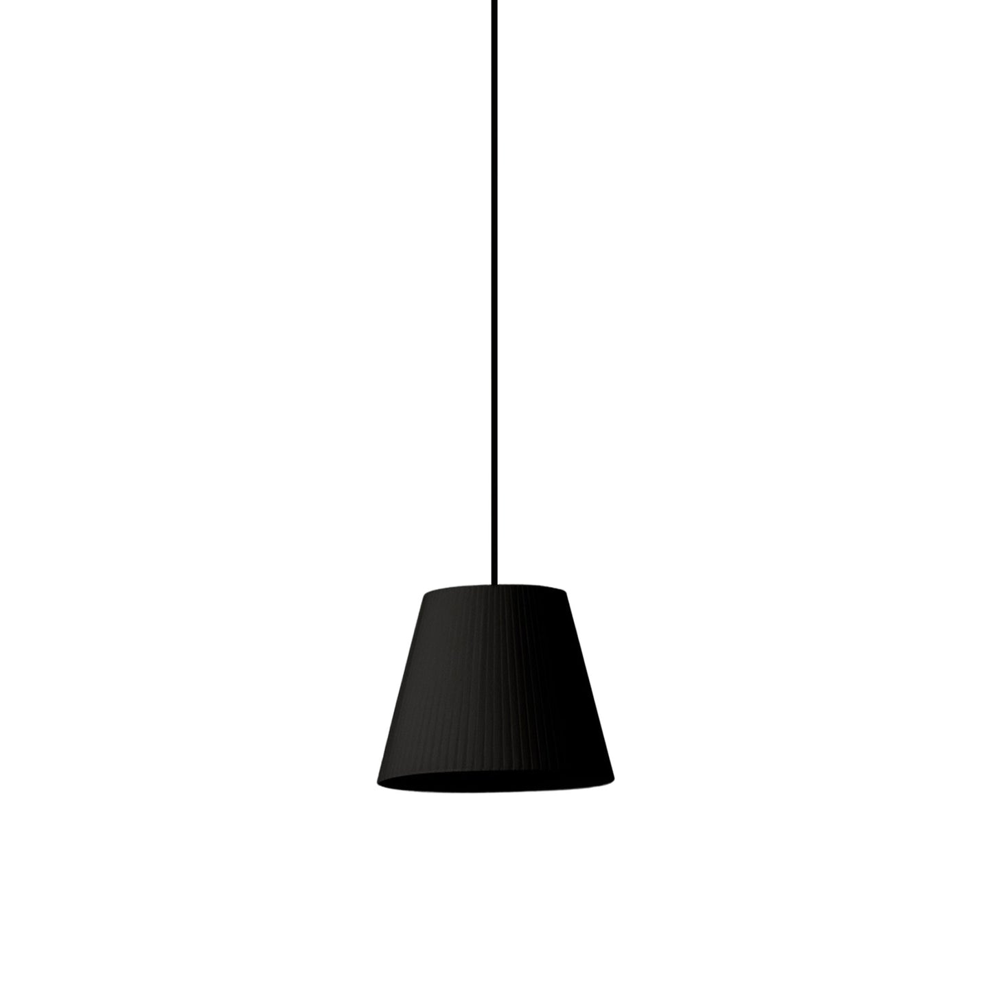 Sísísí Cónicas Single Pendant Light in Black (Black/9.8-Inch).