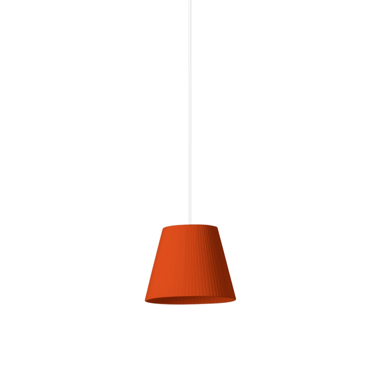 Sísísí Cónicas Single Pendant Light in Red-amber (White/9.8-Inch).
