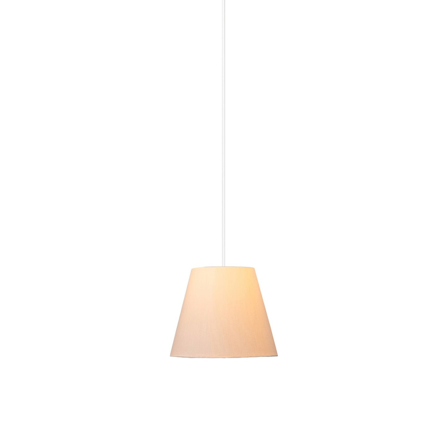 Sísísí Cónicas Single Pendant Light in White (White/9.8-Inch).