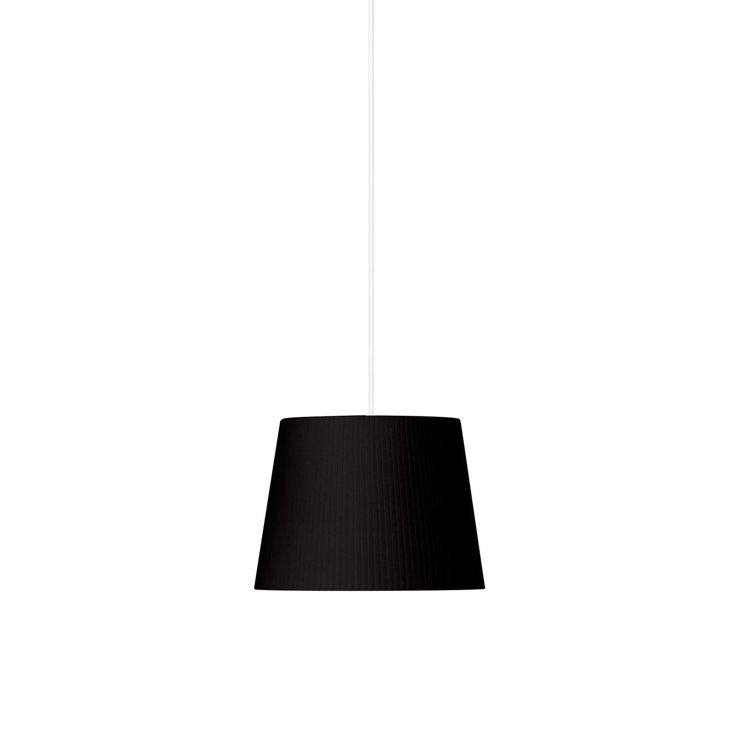 Sísísí Cónicas Single Pendant Light in Black (White/14-Inch).