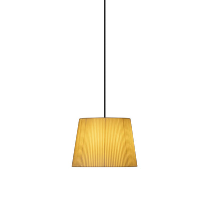 Sísísí Cónicas Single Pendant Light in Natural (Black/14-Inch).