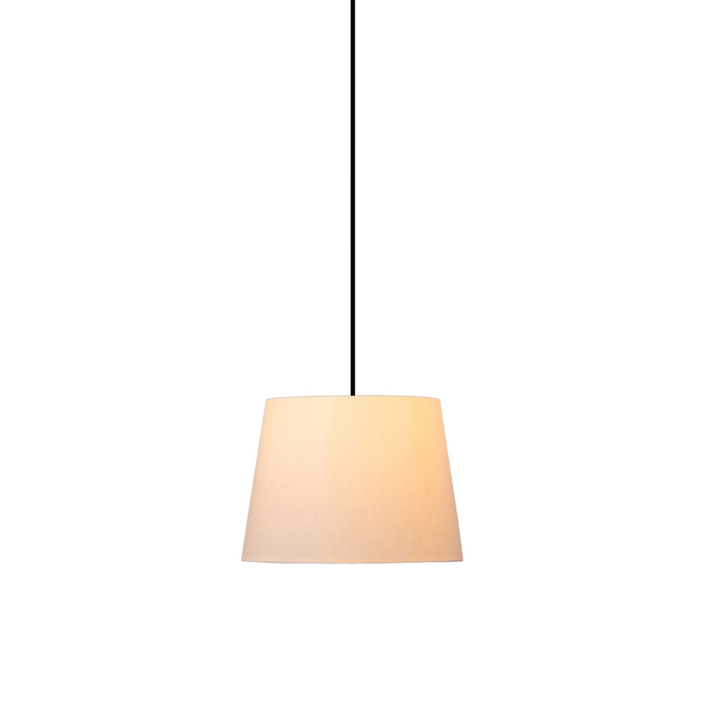Sísísí Cónicas Single Pendant Light in White (Black/14-Inch).
