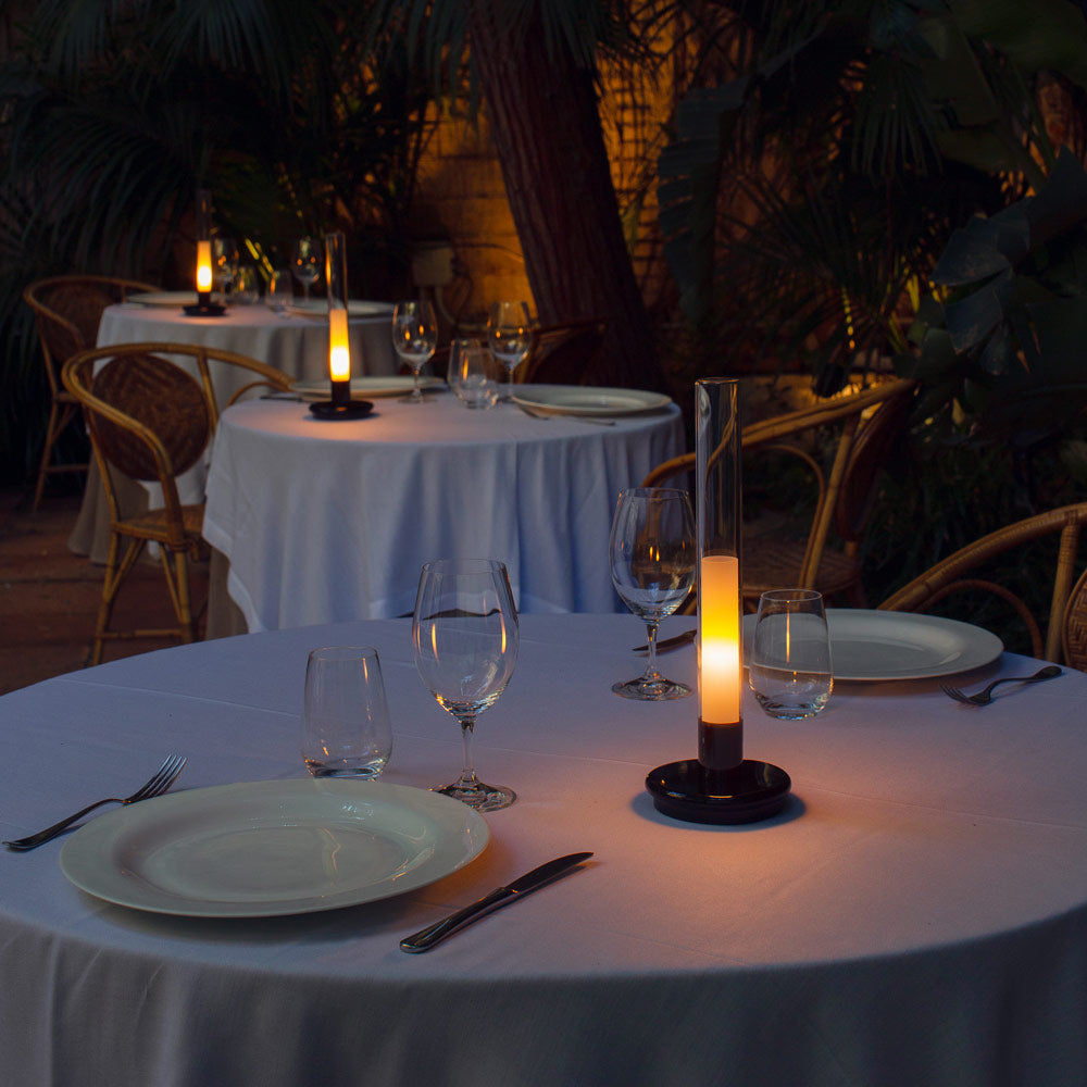 Sylvestrina Table Lamp in restaurant.