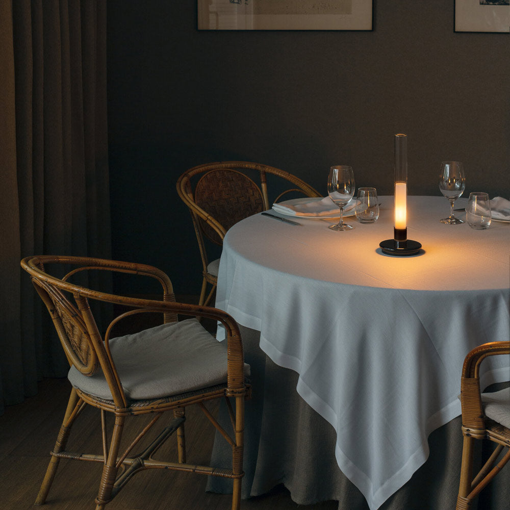 Sylvestrina Table Lamp in restaurant.
