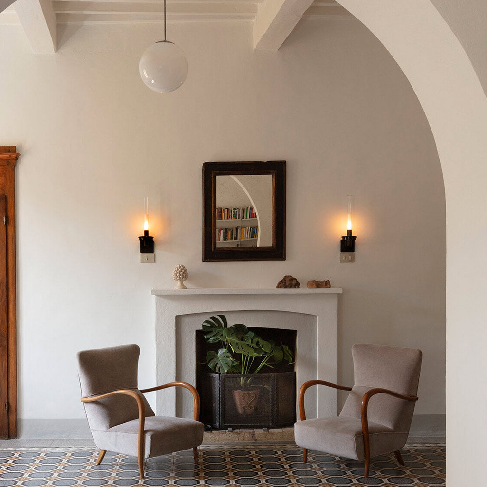 Sylvestrina Wall Light in living room.