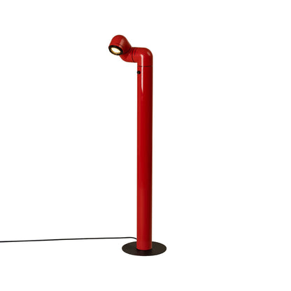 Tatu Alta LED Floor Lamp in Pure Red.