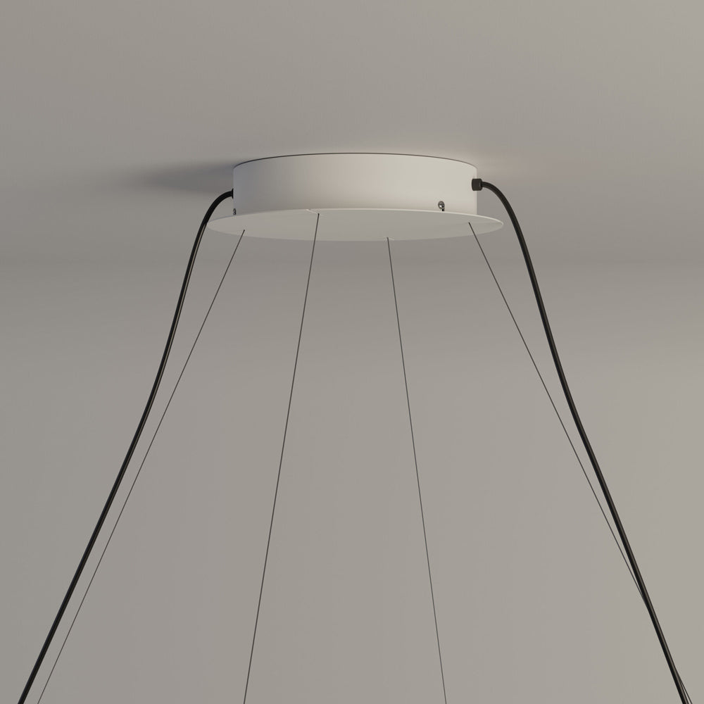 Tekiò Circular LED Pendant Light in Detail.
