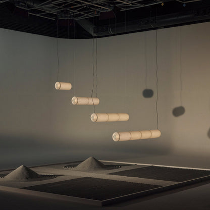 Tekiò Horizontal LED Pendant Light in Detail.