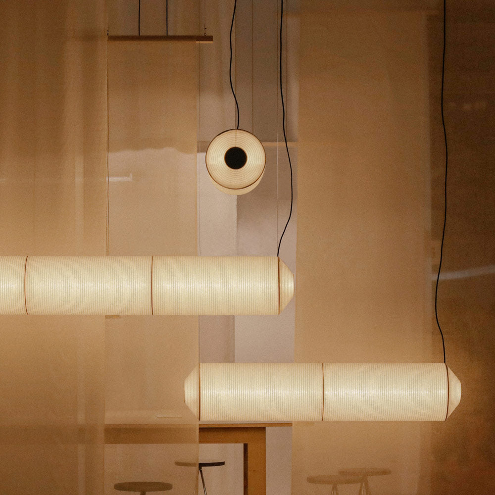 Tekiò Horizontal LED Pendant Light in Detail.
